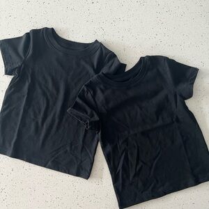 NWOT Toddler Black T-shirts (2)